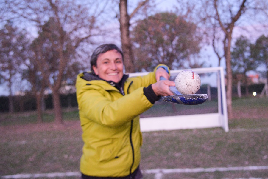 Vino desde Roma a transmitir su pasión por el deporte